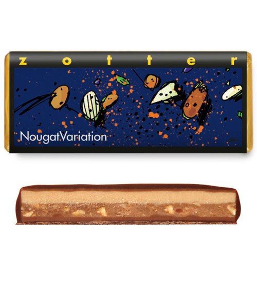 Täidisega šokolaad "Nougat Variation"- pralineevalik